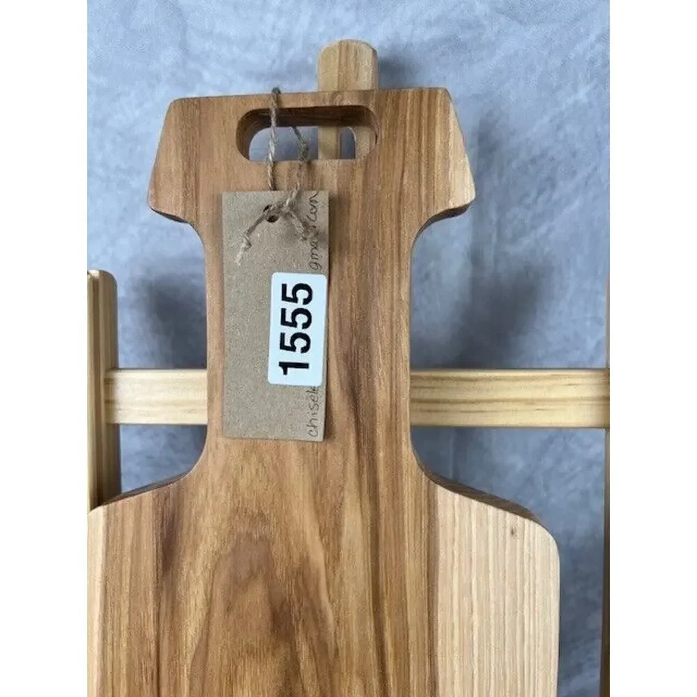 Handcrafted Wooden Bread/ Charcuterie Cutting Board for Meat Cheese Bread